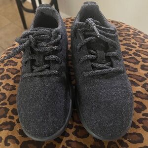 All Birds women’s shoes , black wool, size 5